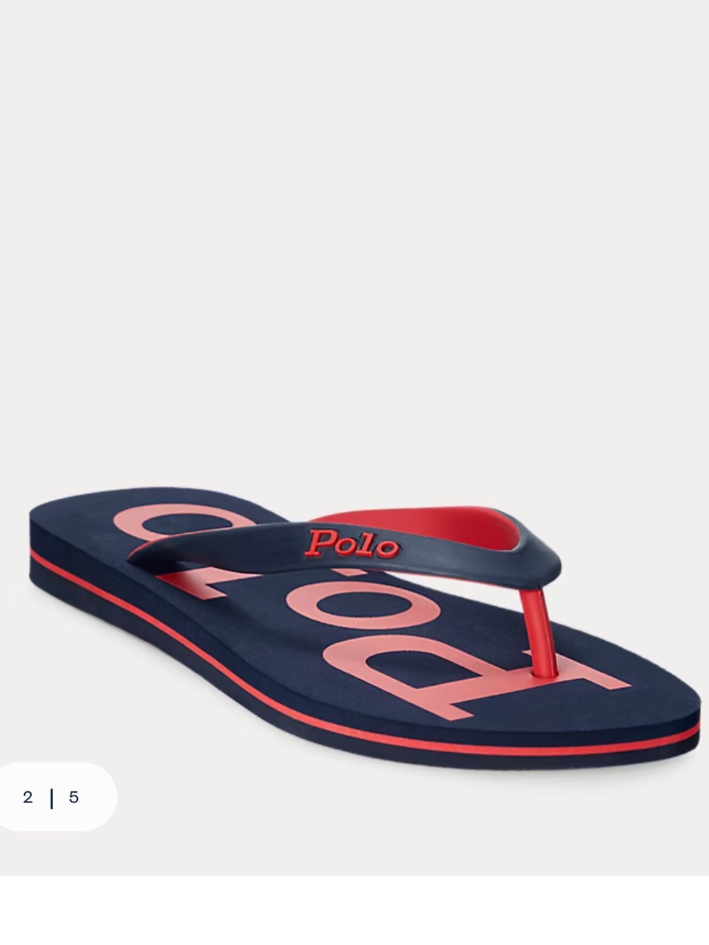 Polo Ralph Lauren Bolt Logo Flip-Flop
